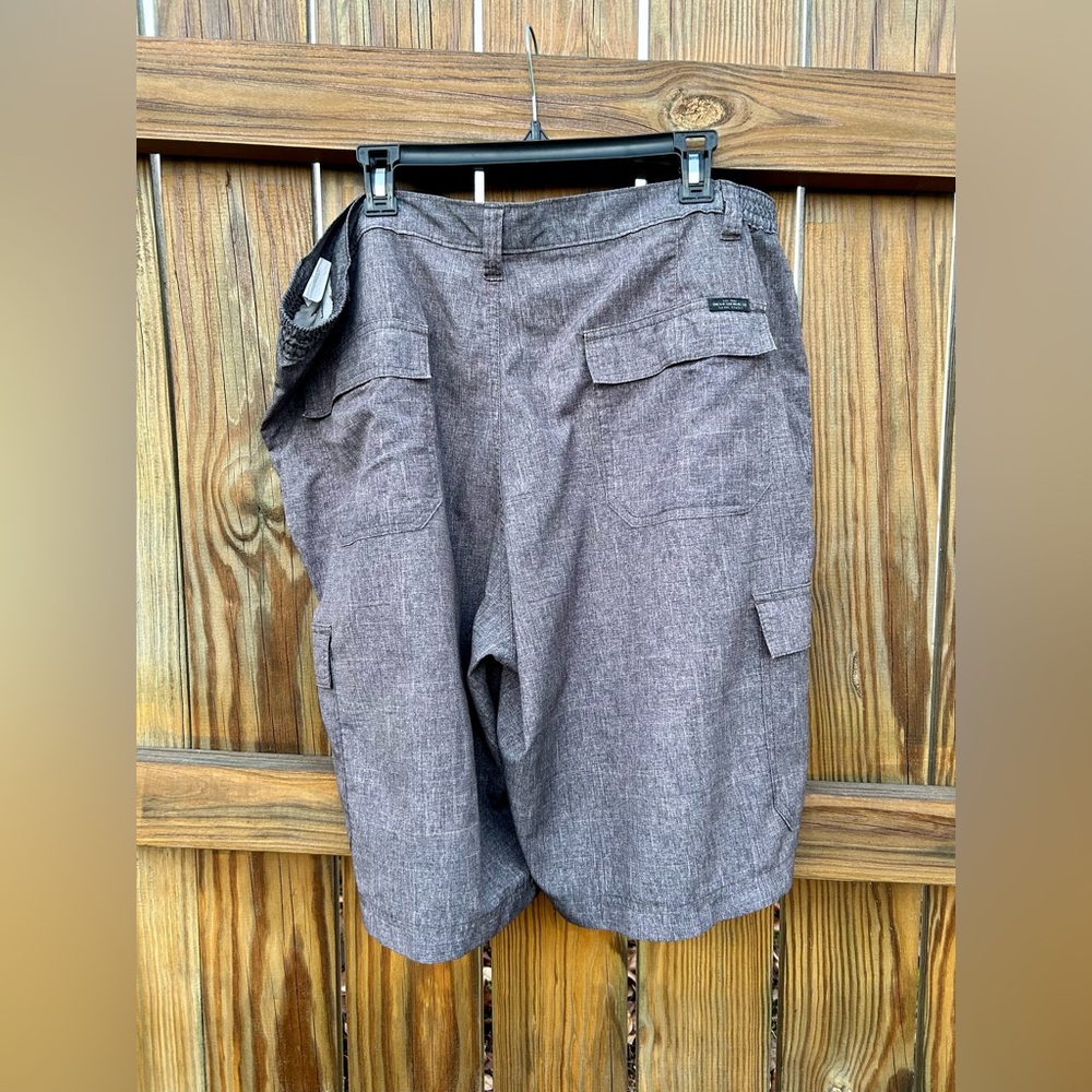 Big & Tall Men’s Lee Cargo Shorts Sz.45 Gray Like New - Picture 9 of 9